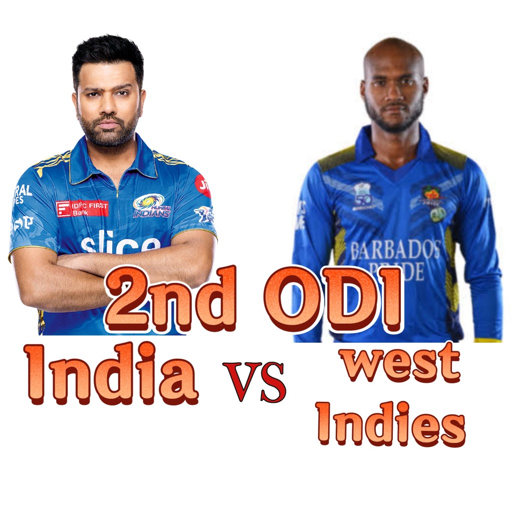 #India vs West Indies 2nd ODI today